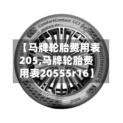 【马牌轮胎费用表205,马牌轮胎费用表20555r16】