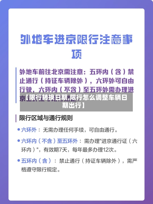 【限行转换日期,限行怎么调整车辆日期出行】