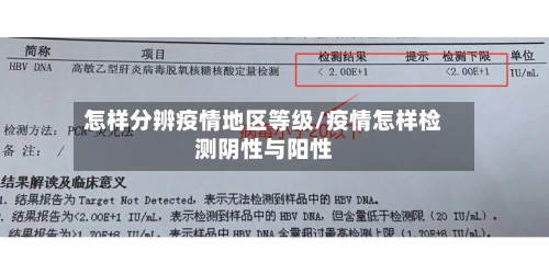 怎样分辨疫情地区等级/疫情怎样检测阴性与阳性