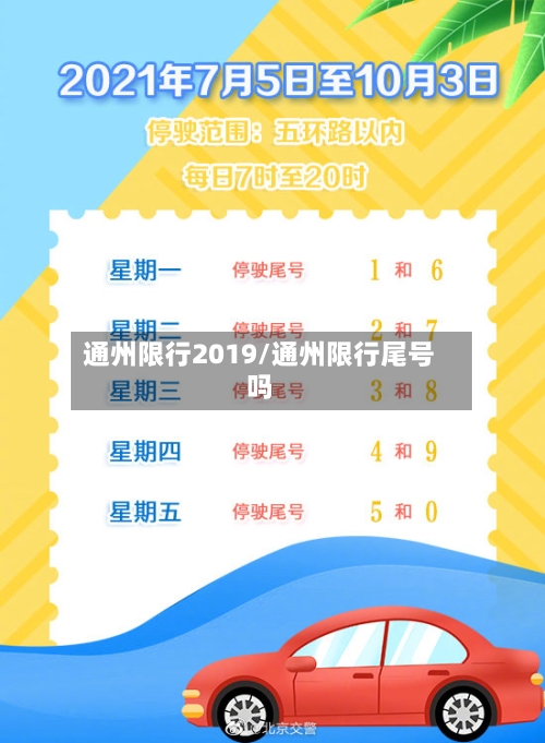 通州限行2019/通州限行尾号吗-第3张图片