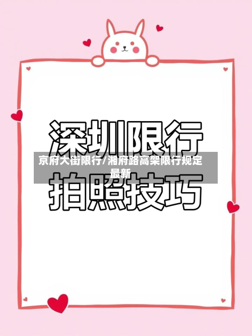京府大街限行/湘府路高架限行规定最新