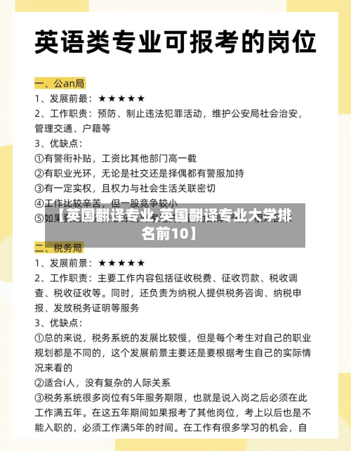 【英国翻译专业,英国翻译专业大学排名前10】-第2张图片