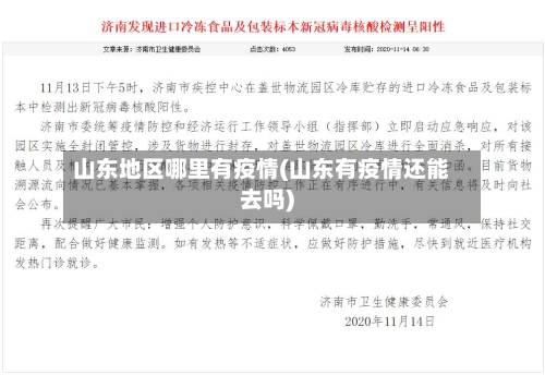 山东地区哪里有疫情(山东有疫情还能去吗)-第2张图片