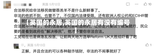 【英国的永居,英国的永居有没有编号】-第2张图片