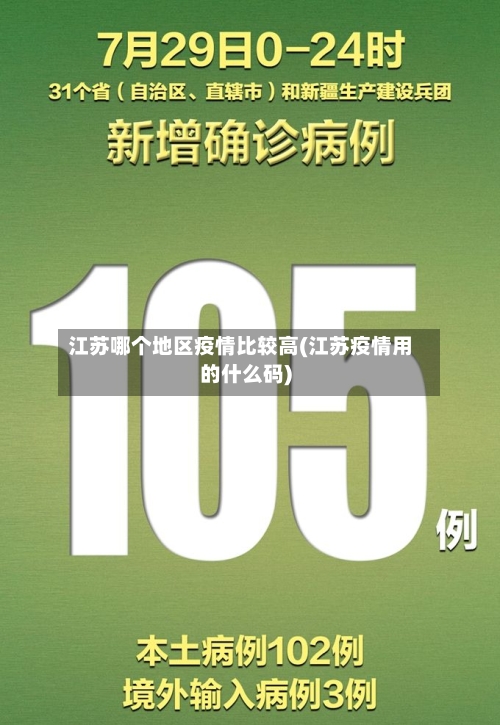 江苏哪个地区疫情比较高(江苏疫情用的什么码)-第2张图片