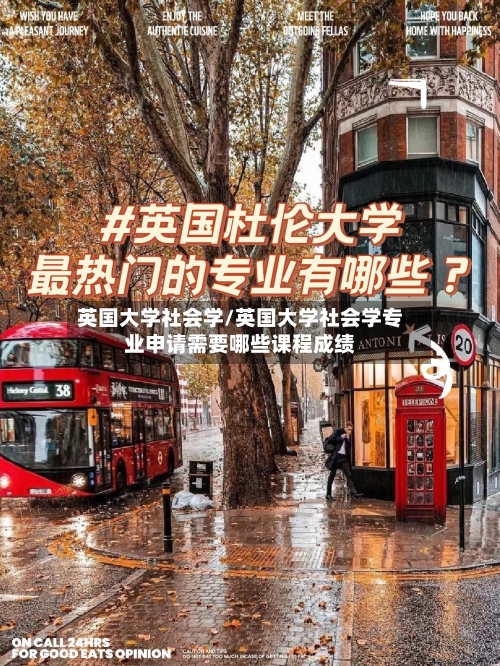 英国大学社会学/英国大学社会学专业申请需要哪些课程成绩