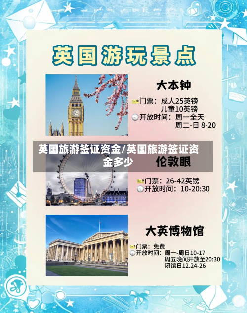 英国旅游签证资金/英国旅游签证资金多少