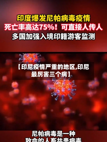 【印尼疫情严重的地区,印尼最厉害三个病】-第2张图片