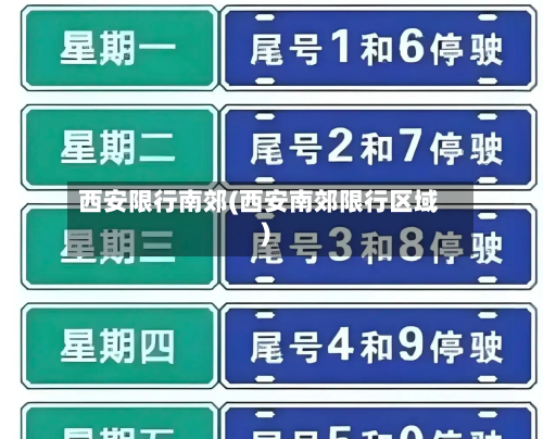 西安限行南郊(西安南郊限行区域)