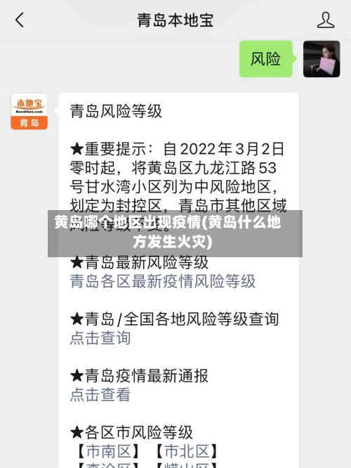 黄岛哪个地区出现疫情(黄岛什么地方发生火灾)-第2张图片
