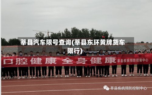 莘县汽车限号查询(莘县东环黄牌货车限行)-第2张图片