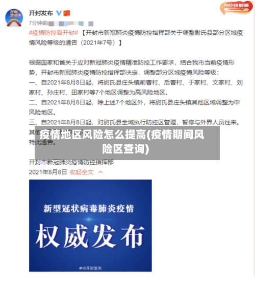 疫情地区风险怎么提高(疫情期间风险区查询)-第2张图片