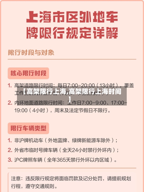 【高架限行上海,高架限行上海时间】-第2张图片