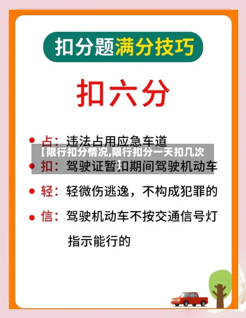 【限行扣分情况,限行扣分一天扣几次】-第2张图片