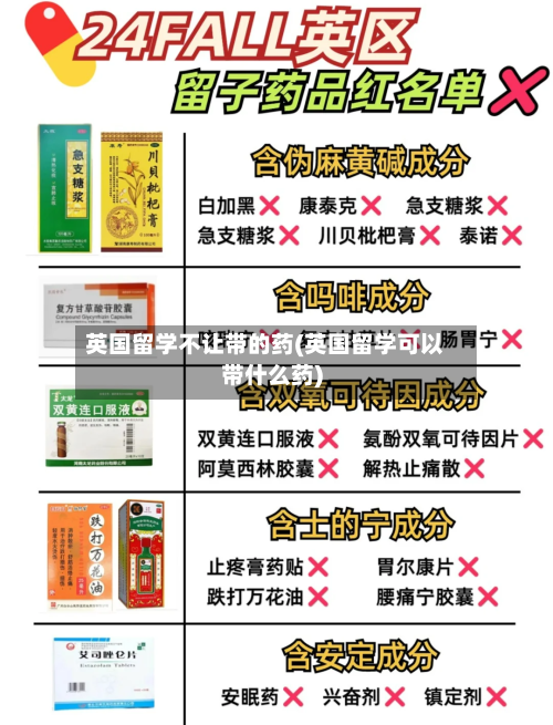 英国留学不让带的药(英国留学可以带什么药)-第2张图片