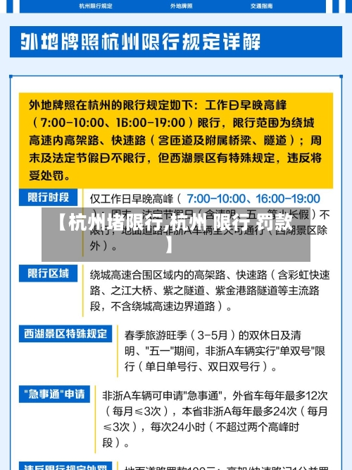【杭州堵限行,杭州 限行 罚款】