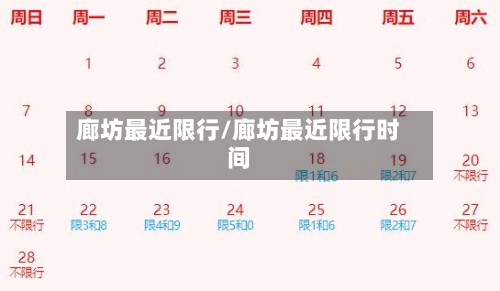 廊坊最近限行/廊坊最近限行时间