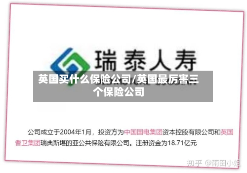 英国买什么保险公司/英国最厉害三个保险公司-第2张图片