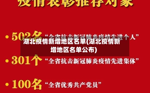 湖北疫情新增地区名单(湖北疫情新增地区名单公布)