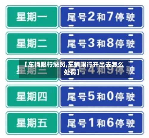 【车辆限行惩罚,车辆限行开出去怎么处罚】-第2张图片