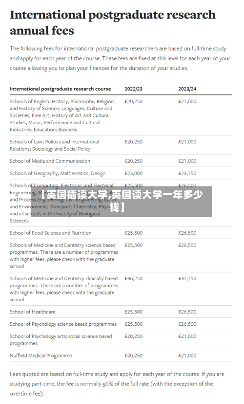 【英国插读大学,英国读大学一年多少钱】