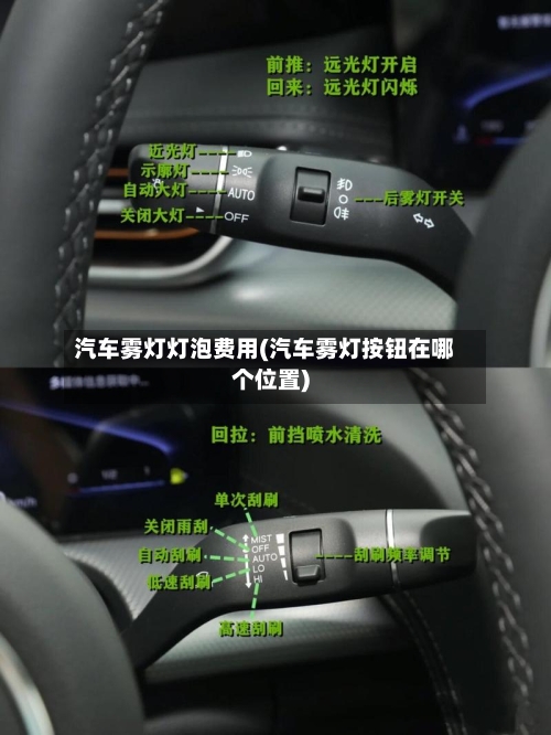 汽车雾灯灯泡费用(汽车雾灯按钮在哪个位置)