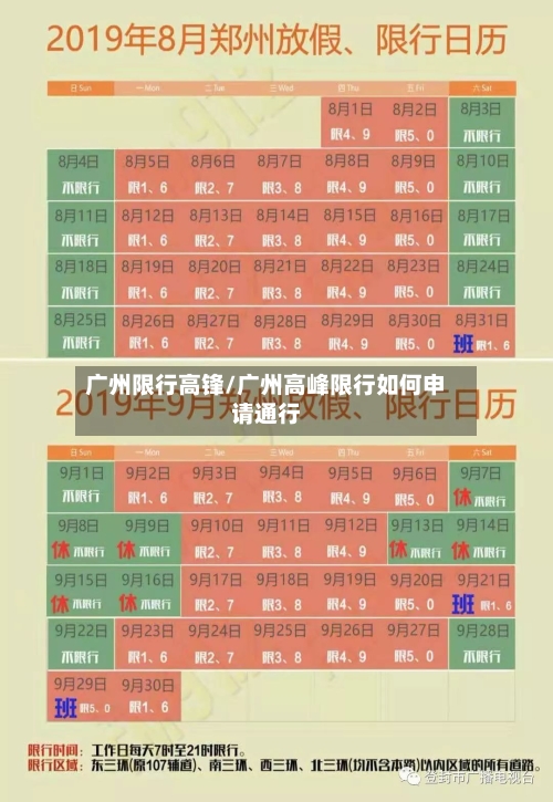 广州限行高锋/广州高峰限行如何申请通行-第2张图片