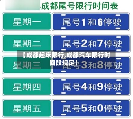 【成都起床限行,成都汽车限行时间段规定】-第2张图片