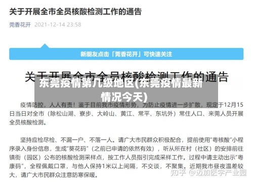 东莞疫情第几级地区(东莞疫情最新情况今天)-第2张图片