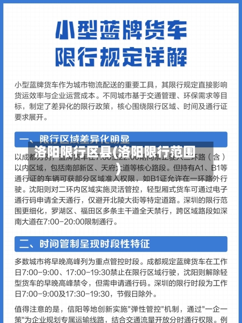 洛阳限行区县(洛阳限行范围)