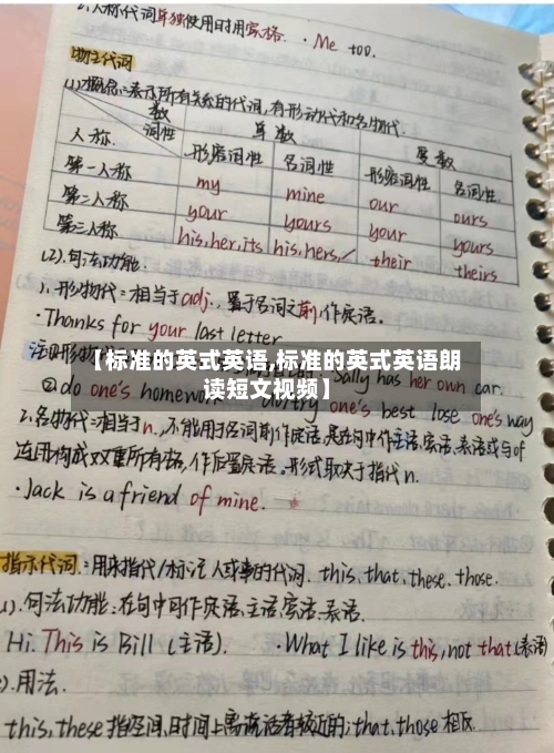 【标准的英式英语,标准的英式英语朗读短文视频】