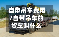 自带吊车费用/自带吊车的货车叫什么-第3张图片