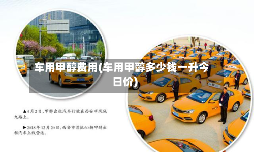 车用甲醇费用(车用甲醇多少钱一升今日价)-第2张图片