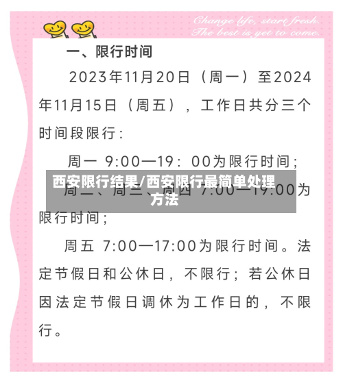 西安限行结果/西安限行最简单处理方法-第2张图片