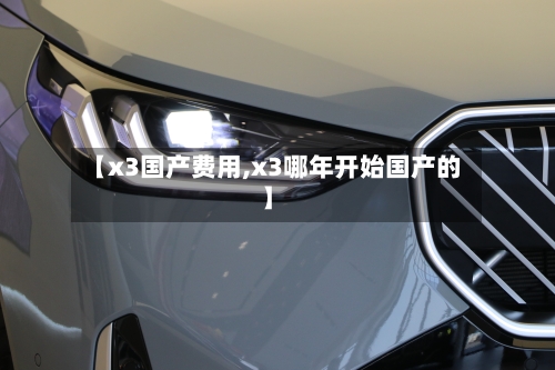 【x3国产费用,x3哪年开始国产的】-第3张图片