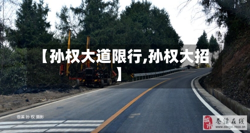 【孙权大道限行,孙权大招】