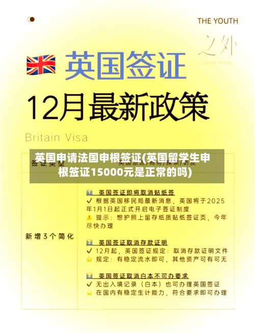 英国申请法国申根签证(英国留学生申根签证15000元是正常的吗)