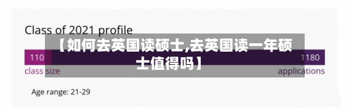 【如何去英国读硕士,去英国读一年硕士值得吗】