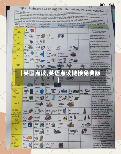 【英国点读,英语点读链接免费版】
