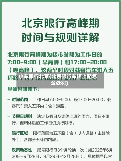 小车限行北京(北京限行车辆上路怎么处罚)