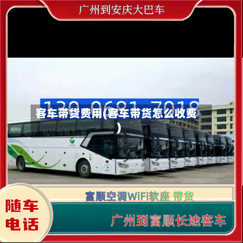 客车带货费用(客车带货怎么收费)