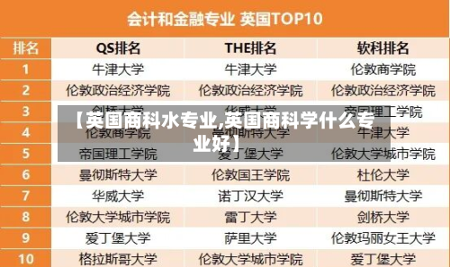 【英国商科水专业,英国商科学什么专业好】-第2张图片