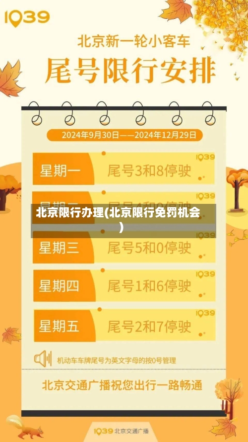 北京限行办理(北京限行免罚机会)-第2张图片