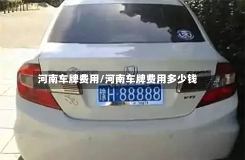 河南车牌费用/河南车牌费用多少钱-第2张图片