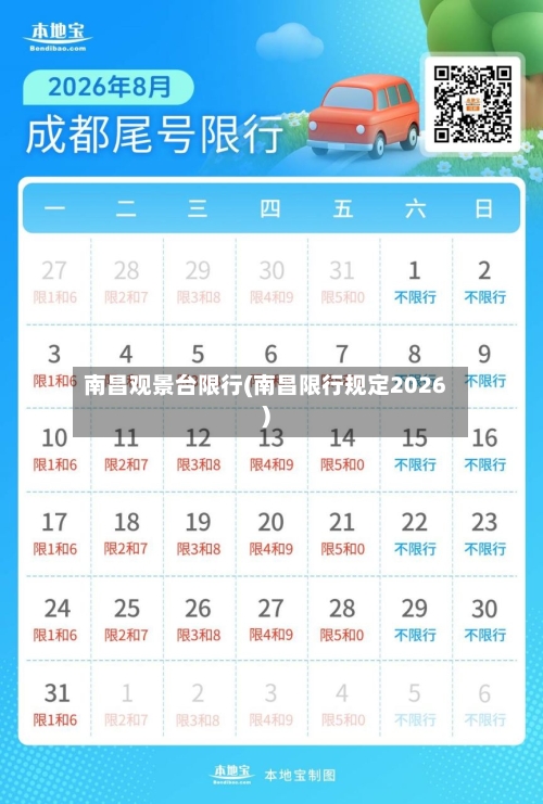 南昌观景台限行(南昌限行规定2026)